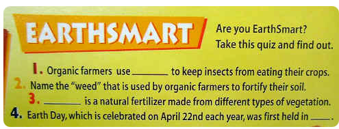 Earthsmart quiz